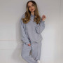 Худі тринитка Oversize  "Сірий меланж" 