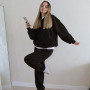 Худі тринитка Oversize  "Шоколад" 