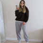 Худі тринитка Oversize  "Шоколад" 