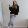 Худі тринитка Oversize  "Шоколад" 