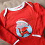Набір 2в1 спальник з шапочкою "Little Santa" 