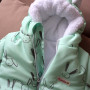Зимовий комбінезон "SWEET HEART" зайчики салатові з вушками, 12м, 18м, 24м, 2T,3T від 0 до -30 