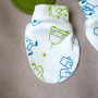 Царапки набір 2в1 "Baby" яблуко та роботи на молочному