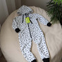Ромпер без начосу  "Jumpsuits" плямка сіра  