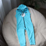 Ромпер хб двухнитка без рукавів  "Jumpsuits" блакитний 