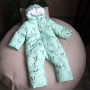 Зимовий комбінезон "SWEET HEART" зайчики салатові 12м, 18м, 24м, 2T,3T від 0 до -30 