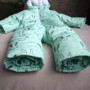 Зимовий комбінезон "SWEET HEART" зайчики салатові 12м, 18м, 24м, 2T,3T від 0 до -30 