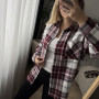 *Кашемірова тепла жіноча сорочка “Вишня”