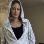 *Хлопковий велюровий костюм худі на замку з капюшоном та штанами палаццо  “Сірий меланж”