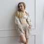 *Шорти жіночі тринитка "Latte Nude" (з можливістю вибрати довжину)
