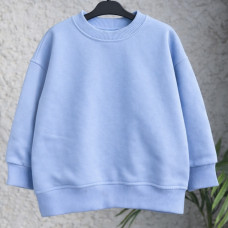 *Світшот тринитка Oversize "Блакитний"