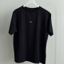 *Футболка дитяча Oversize "Чорна" рожеве сердечко