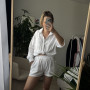 *Муслінові жіночі шорти (вибір довжини) “White”