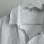 *Муслінова чоловіча сорочка (довгий/короткий рукав) “White”