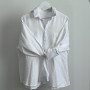 *Муслінова чоловіча сорочка (довгий/короткий рукав) “White”