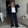 *Жіночий велюровий костюм “Modena” Midnight Navy