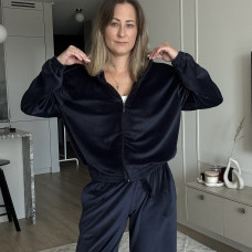 *Жіночий велюровий костюм “Modena” Midnight Navy