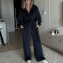 *Жіночий велюровий костюм “Modena” Midnight Navy