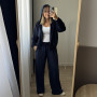 *Жіночий велюровий костюм “Modena” Midnight Navy