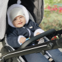 Стьоганий двошаровий хутряний комбінезон «Teddy Bear»  Navy blue  