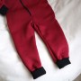 Ромпер косуха з начісом  "Jumpsuits" вишня 