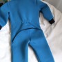 Ромпер косуха з начісом  "Jumpsuits" морська хвиля