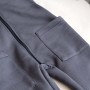 Ромпер з начісом, з капюшоном  "Jumpsuits" графіт  