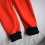 Ромпер без начосу  "Jumpsuits" помаранчевий з чорними манжетами 