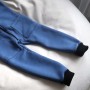 Ромпер з начісом, з капюшоном   "Jumpsuits"  Джинс з чорними манжетами 
