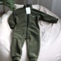 Ромпер полар фліс воротнік стійка  "Jumpsuits"  хакі 