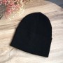 Шапочка в'язана демі Classic One Size чорна 