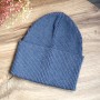 Шапочка в'язана демі Classic One Size темно-сіра 