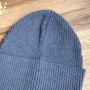 Шапочка в'язана демі Classic One Size темно-сіра 