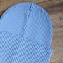 Шапочка в'язана демі Classic One Size  василькова 