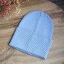 Шапочка в'язана демі Classic One Size  василькова 