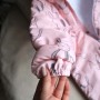 Демісезонний комбінезон "Bunny" зайчики на рожевому 12,18,24м, від -5 до 15 