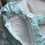 Демісезонний комбінезон  "Зайченя" м'ята, 3,6,9,12м  від -5 до  15 