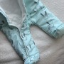 Демісезонний комбінезон  "Зайченя" м'ята, 3,6,9,12м  від -5 до  15 