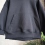 Худі тринитка Oversize "Чорний" 