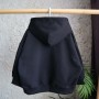 Худі тринитка Oversize "Чорний" 