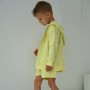 Худі тринитка Oversize на змійці "Жовтий" 