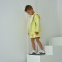 Худі тринитка Oversize на змійці "Жовтий" 
