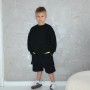 Світшот тринитка Oversize "Чорний"   
