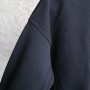 Світшот тринитка Oversize "Чорний"   