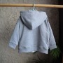 Худі тринитка Oversize на змійці "Сірий меланж" 