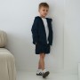 Худі тринитка Oversize на змійці "Синій" 