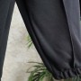 Штани джогери Oversize тринитка  "Чорний"   