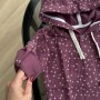 Туніка муслінова з капюшоном  "Зірочки на виноградному" 
